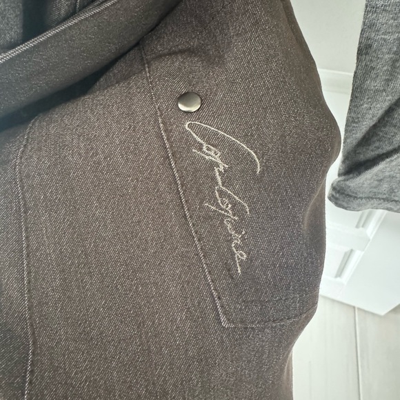 Wool blend dress with vest dress, vintage - Picture 3 of 7